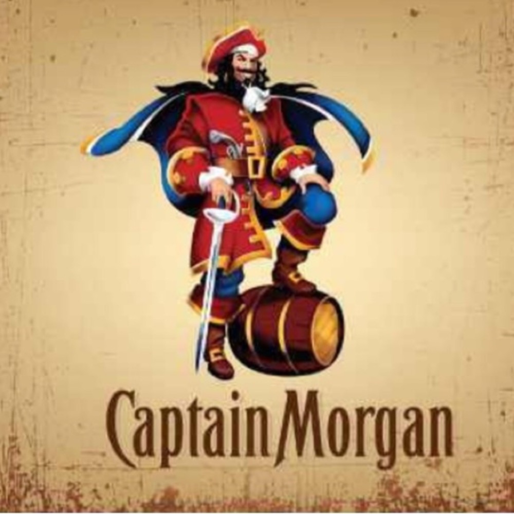 CAPTAIN MORGAN Shot Glass Metal Collectible